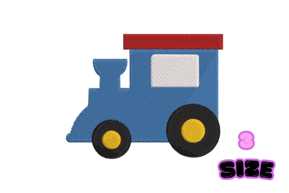 Little Locomotive Embroidery