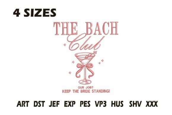 The Bach Club Embroidery